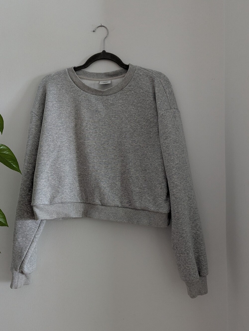 Aritzia Sunday Best Cropped Crew Neck Sweater Sweatshirt